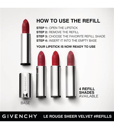 givenchy sheer matte lipstick.